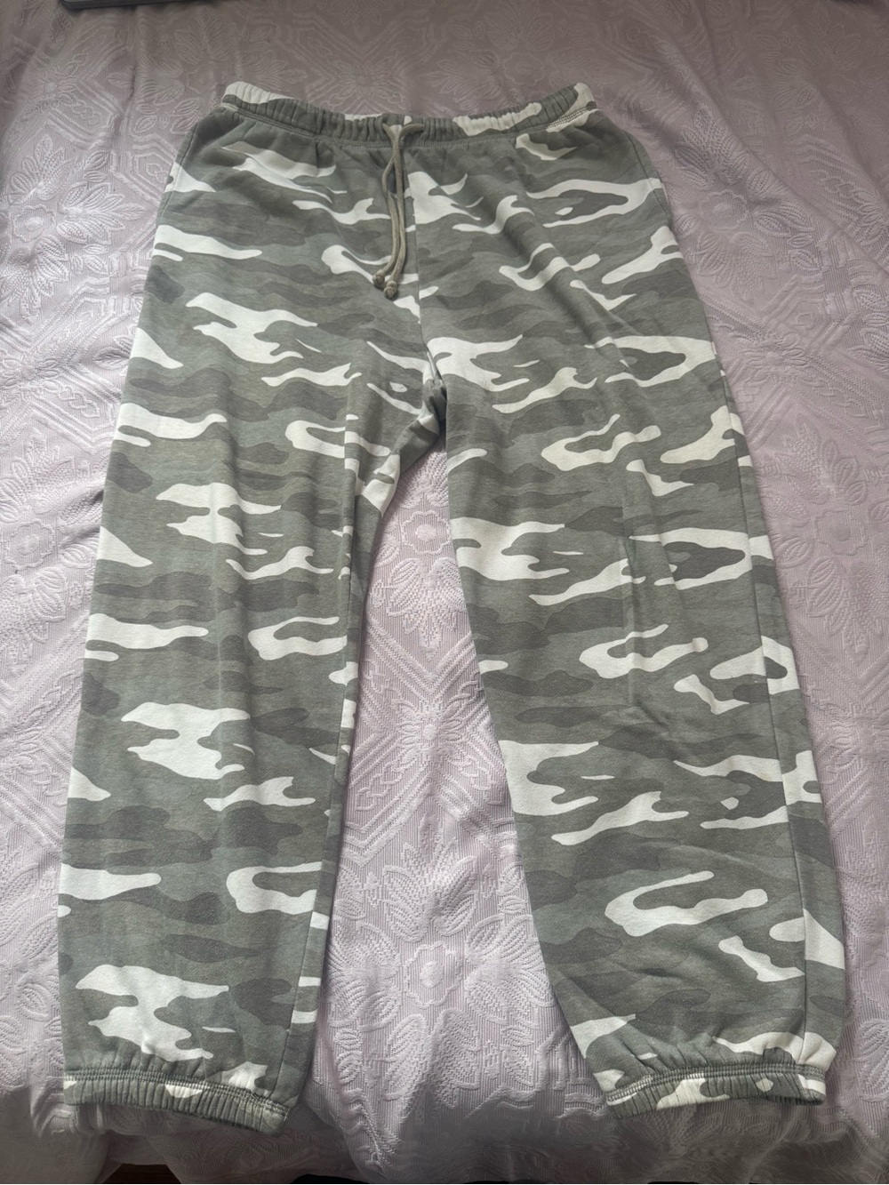 Camo Jogger Pants - Gray Camo